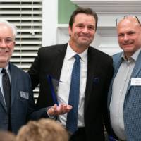 Dr. Ceglarek with two men